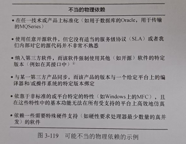 图3-119 可能不当的物理依赖的示例